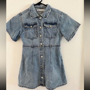 Zara Denim Girls Dress